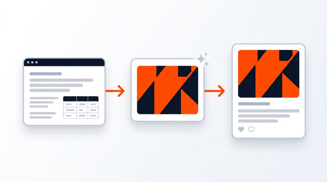 Read the page, generate the image, publish the post
