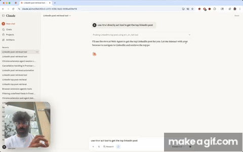 Image of MCP setup in rtrvr.ai and connecting to Claude